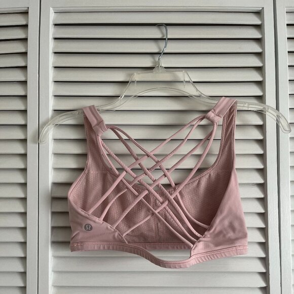 Lululemon Free To Be Bra (Wild) pink size 8 rare - Picture 6 of 9